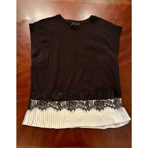 Laundry Lace Trim Top M